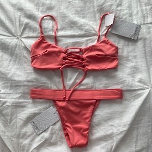San Lorenzo Salmon Bikini Set